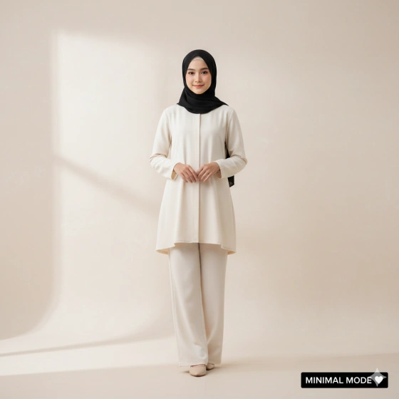 Minimal Background Hijab Girl Instagram Photo