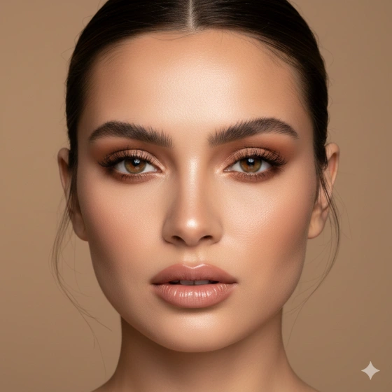 3. Soft Glam Makeup Look with Natural Skin Texture