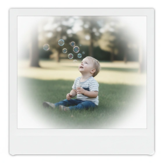 Soft Focus Polaroid Trend Prompt for Childhood Memories
