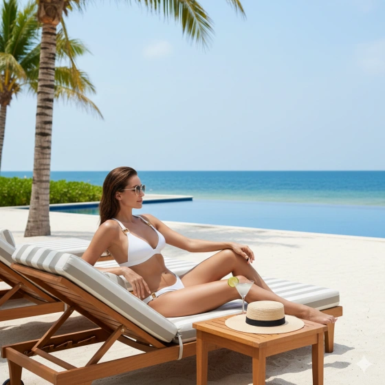 Resort‑Style Bikini Photo Prompt for Women