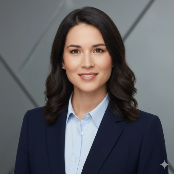 Clean Composition Headshot with Centered Face