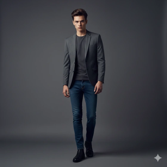 8. Studio‑Style Stylish Boy Photo with Balanced Lighting