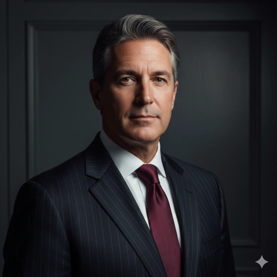 11. Executive LinkedIn Headshot with Confident Look