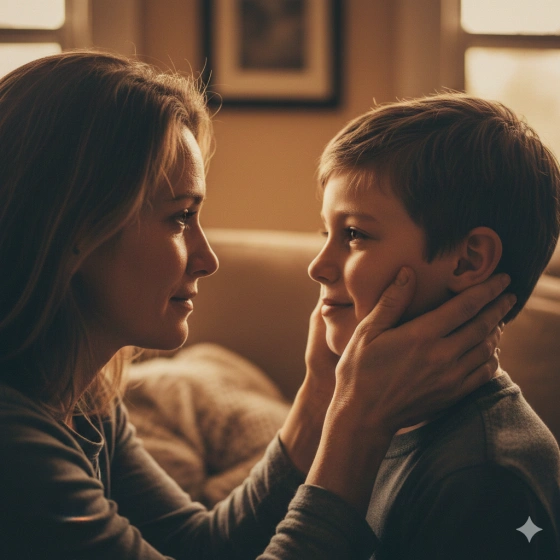 2. Emotional Bond Photo of Mother and Son