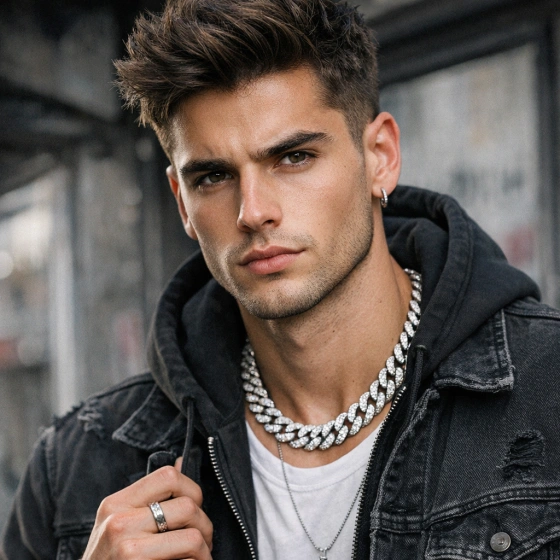 Cool Boy Attitude Portrait with Confident Expression
