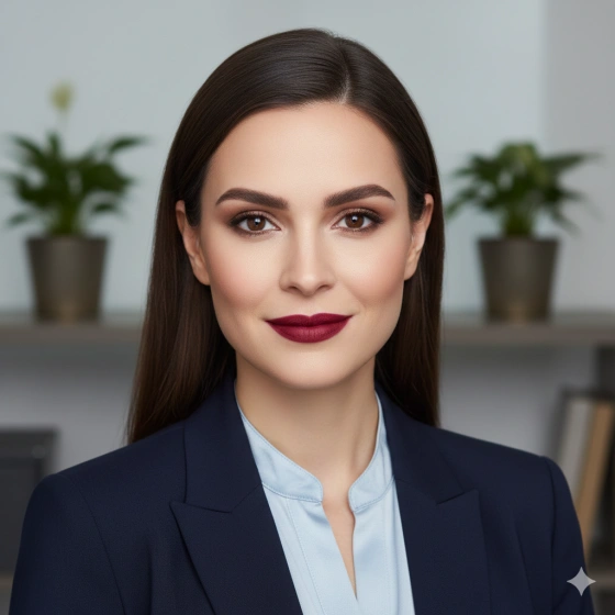 4. Professional Makeup Look with Balanced Highlights