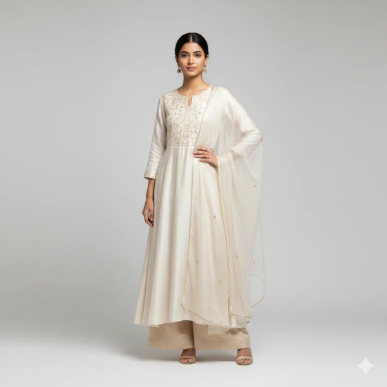 Indian Girl Studio Portrait with Balanced Lighting