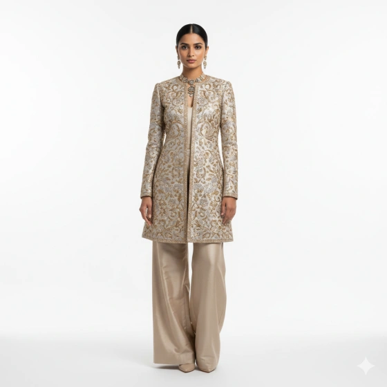 Studio‑Style Indian Girl Photo with Clean Background