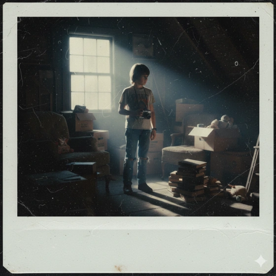 AI Polaroid Prompt with Dust and Film Texture