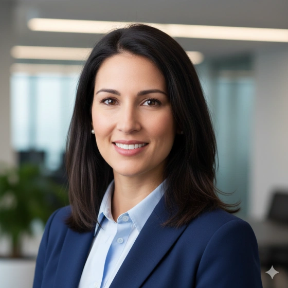 Corporate Headshot with Natural Skin Tones and Sharp Focus