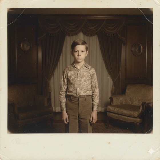 Authentic Old Photo Polaroid Style AI Prompt