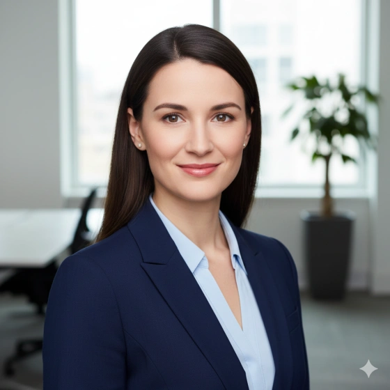 21. Professional Woman Portrait with Balanced Lighting