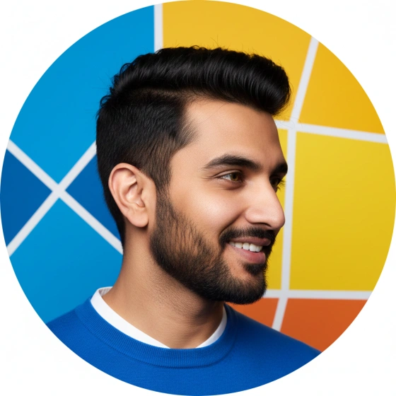 Modern Social Media Profile Picture with Clean Aesthetic