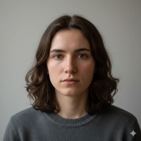 2. Clean Background Natural PFP with Soft Lighting