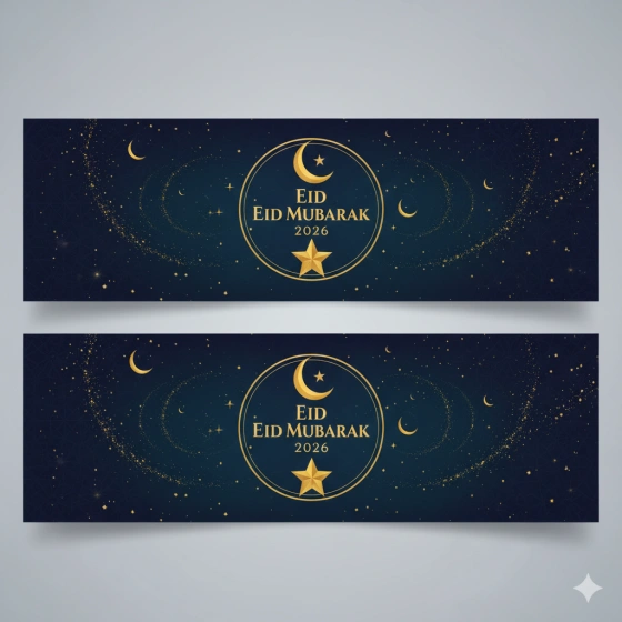 Eid Mubarak 2026 Image for Facebook Profile and Cover