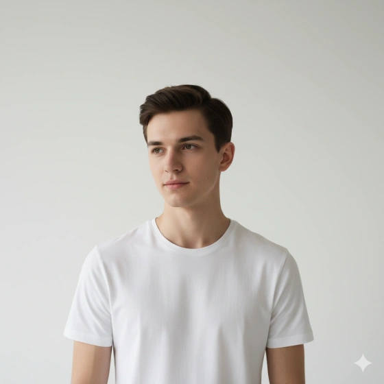 4. Stylish Boy Portrait with Minimalist Aesthetic
