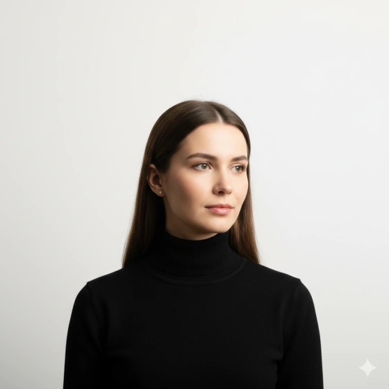8. Minimalist LinkedIn Headshot with Clean Composition