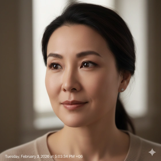 13. Minimal Retouch Image with Celebrity