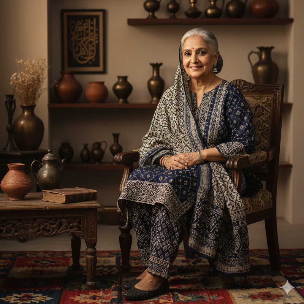 19. Classic Cultural Shalwar Kameez Portrait