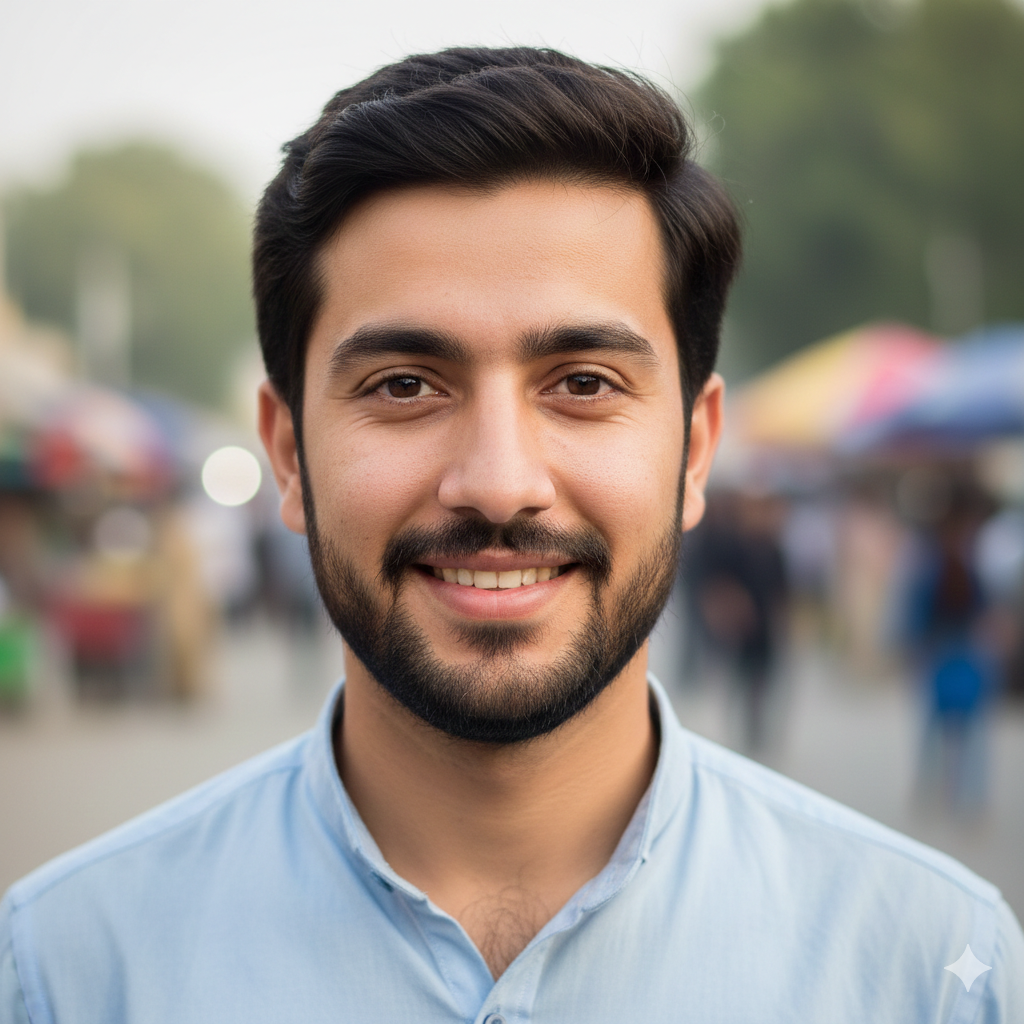 20. Realistic Pakistani Style Portrait for DP