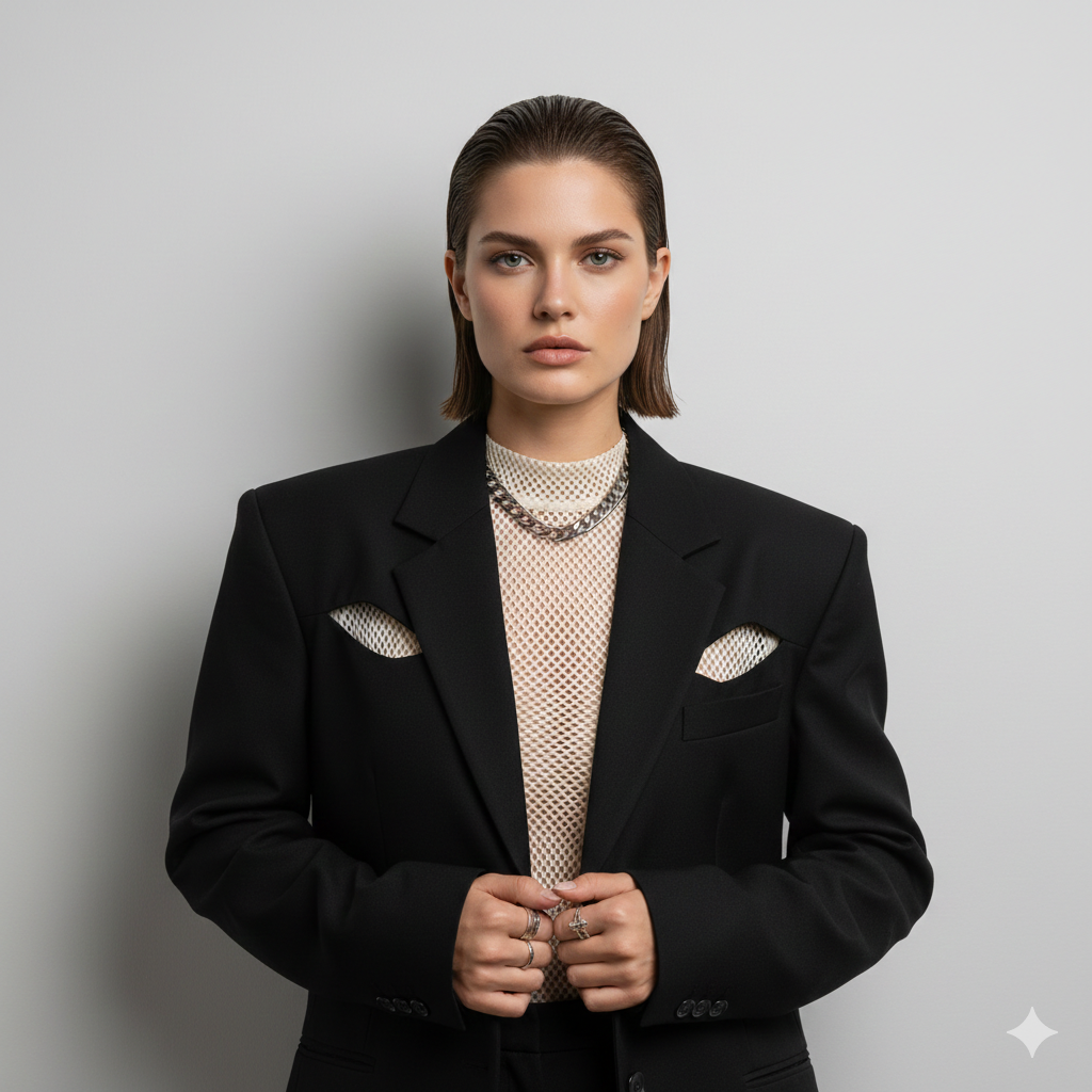 2. Stylish Woman Photo with Modern Fashion and Clean Background