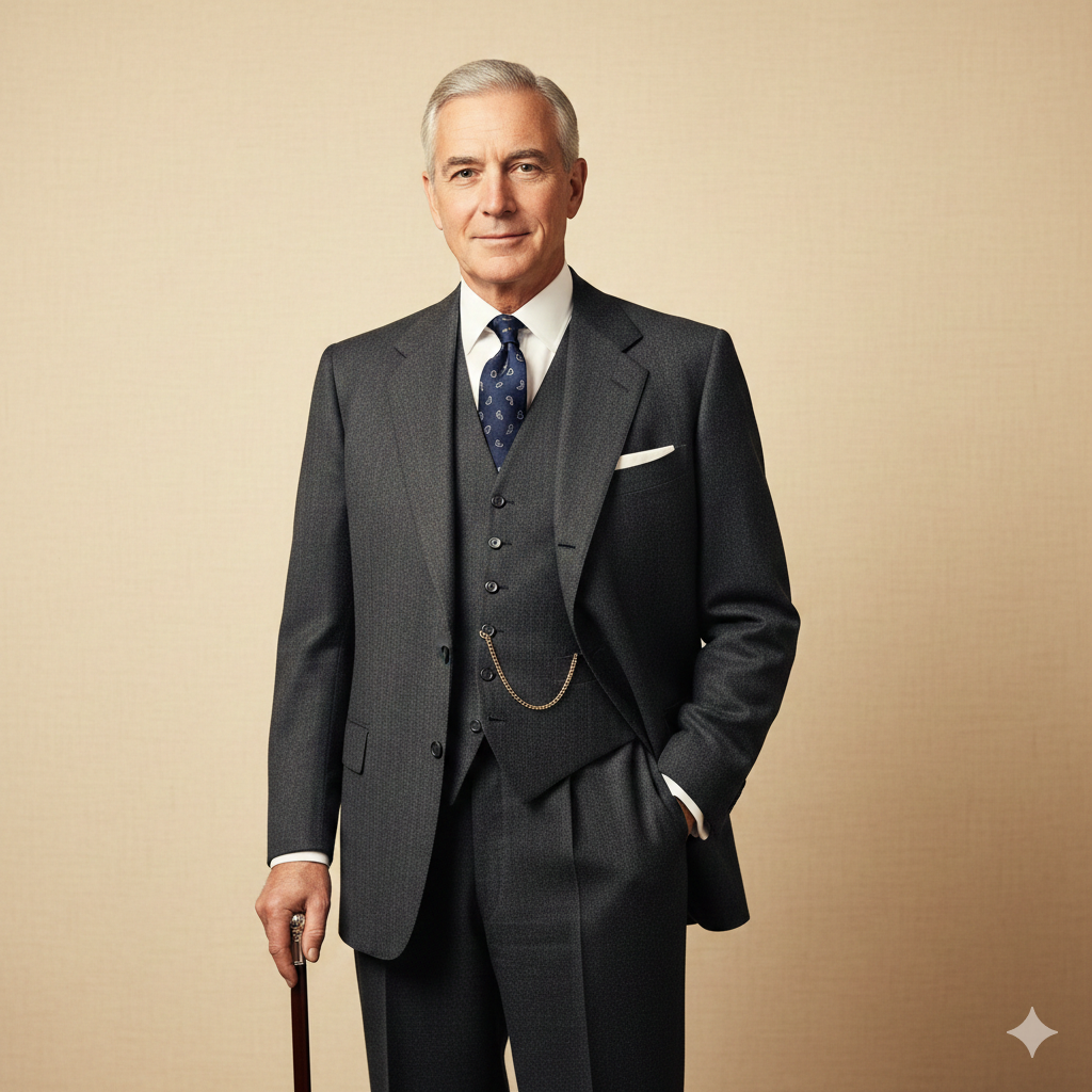 Elegant Gentleman in Classic Suit Prompt