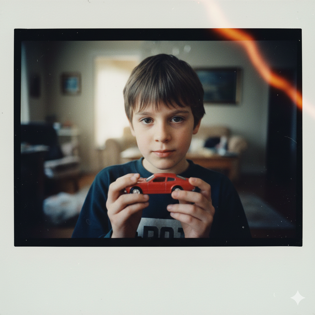 Vintage Camera Look Polaroid Prompt for Younger You