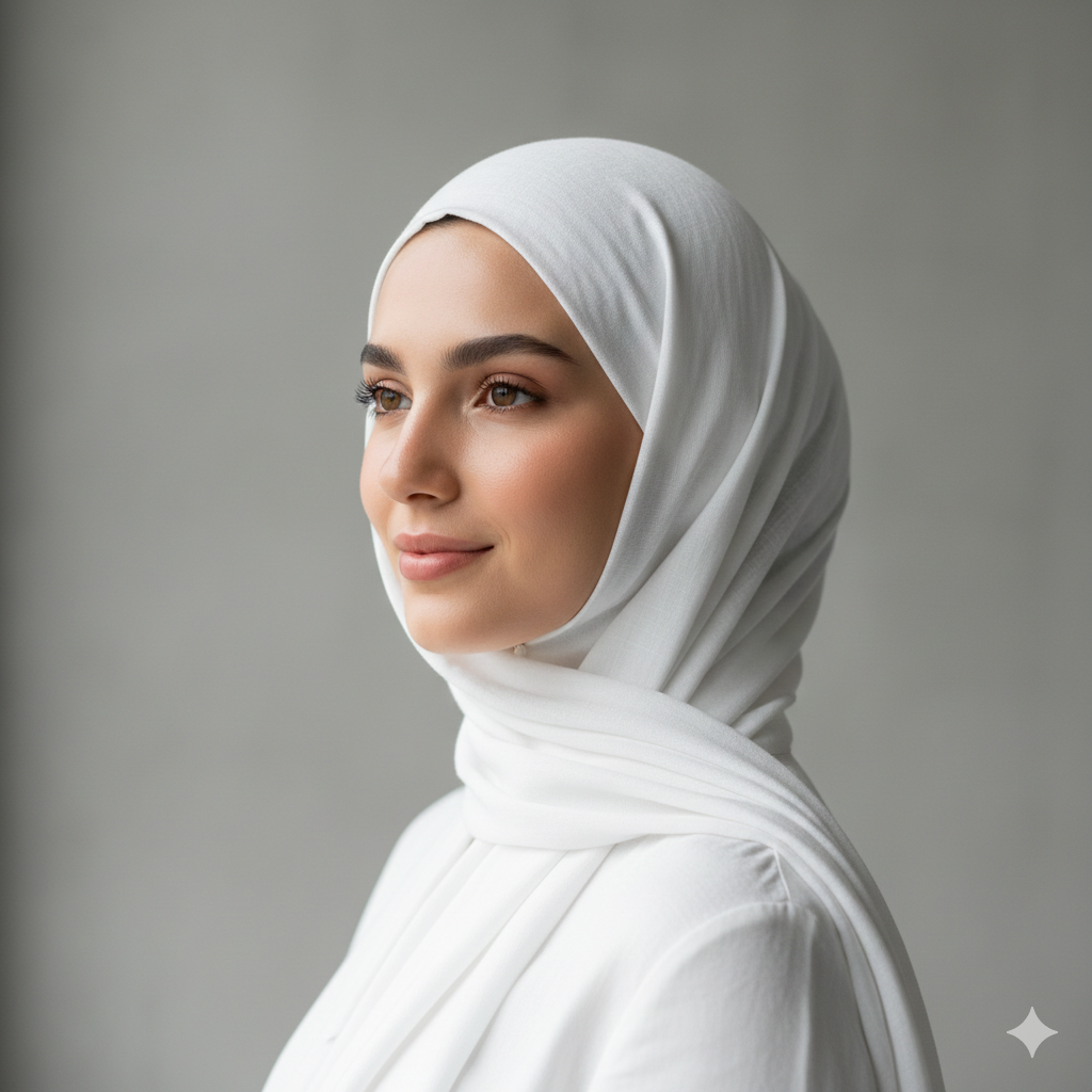 Modern Muslim Girl DP with Minimal Makeup and Hijab