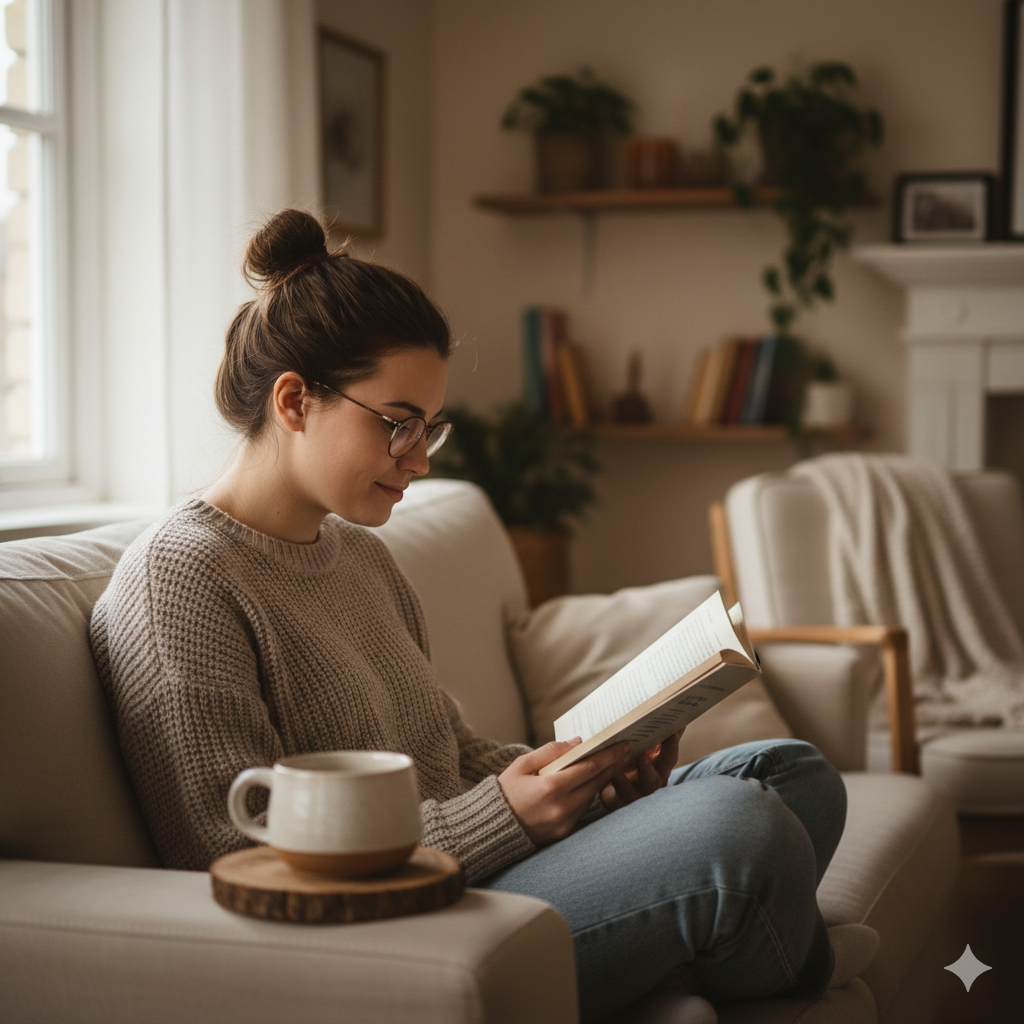 Modern Girl Lifestyle Portrait with Natural Mood