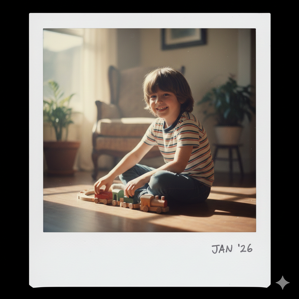 Copy‑Paste AI Polaroid Trend Prompt for Younger Self