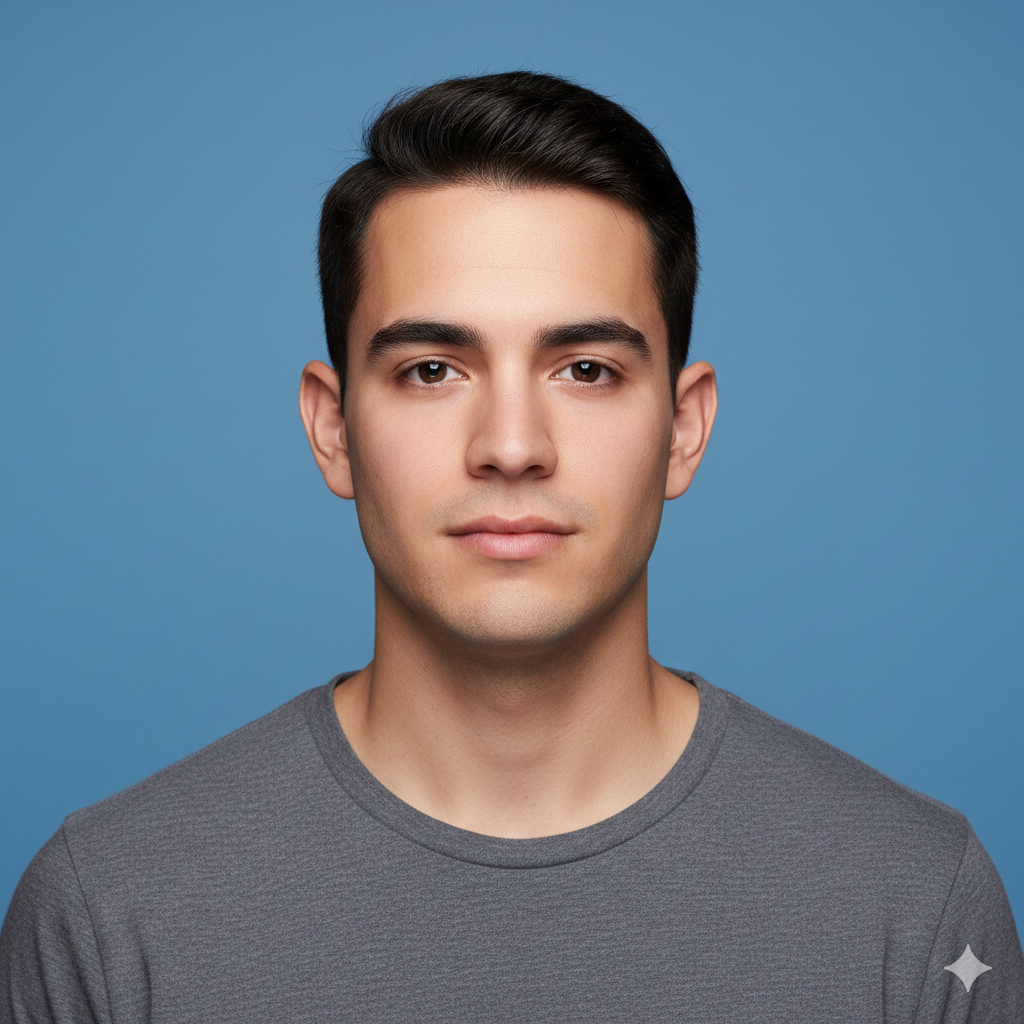 Simple Background Profile Picture with Sharp Focus