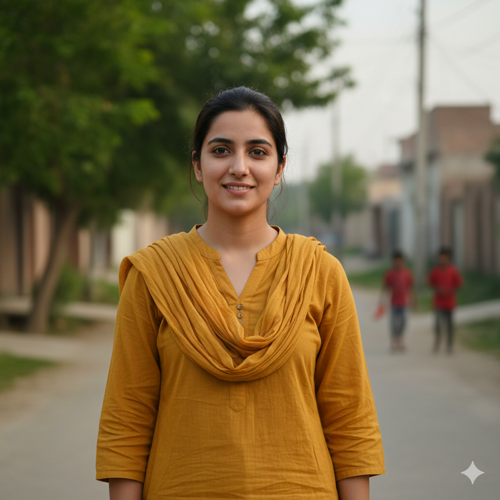 24. Realistic Gemini AI Shalwar Kameez Photo Prompt