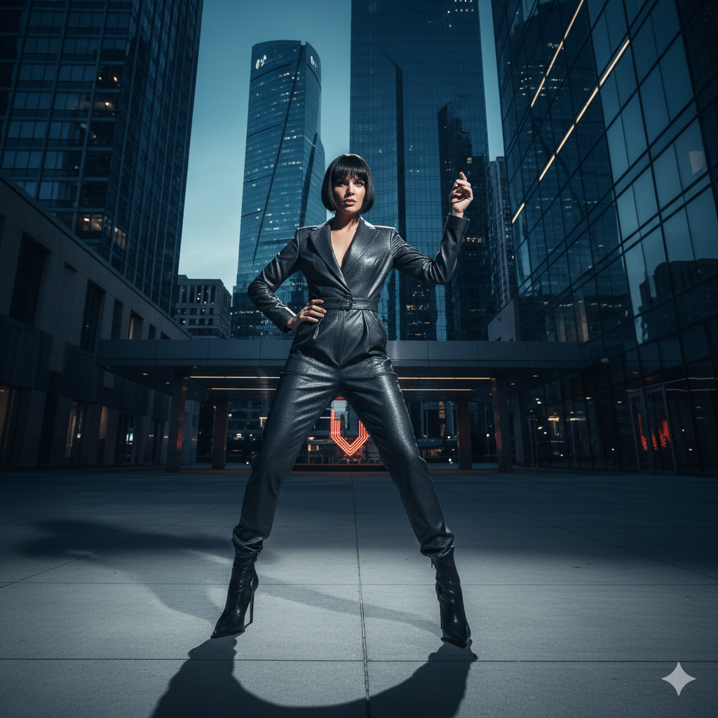 24. Confident Woman Image with Modern Aesthetic