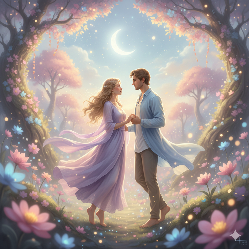 Dreamy Couple Visual Prompt