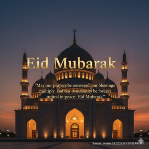 25 Stylish Eid Mubarak Images with Quotes Created Using Gemini AI