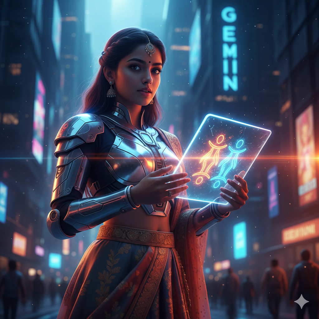 Trending Gemini AI Prompt for Indian Girl Photos