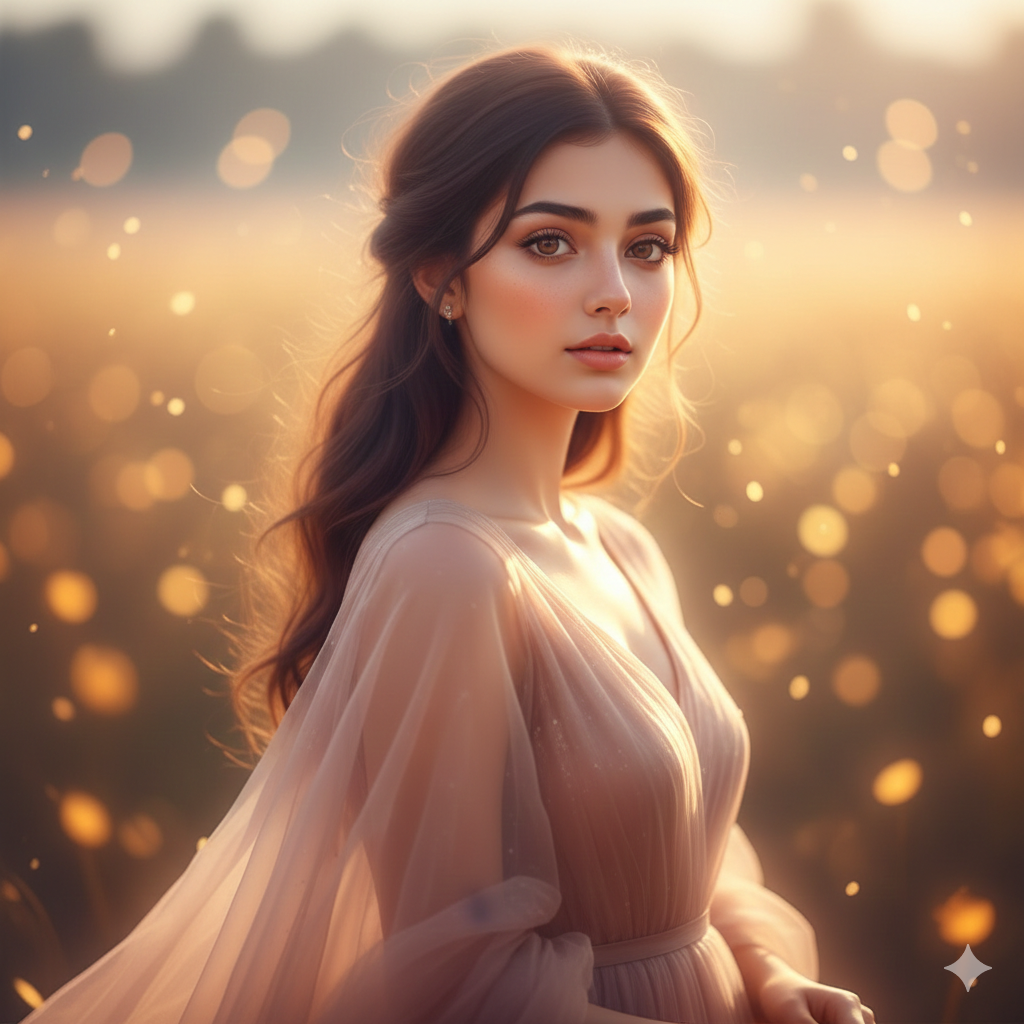 Soft Glow Pakistani Girl Portrait Aesthetic