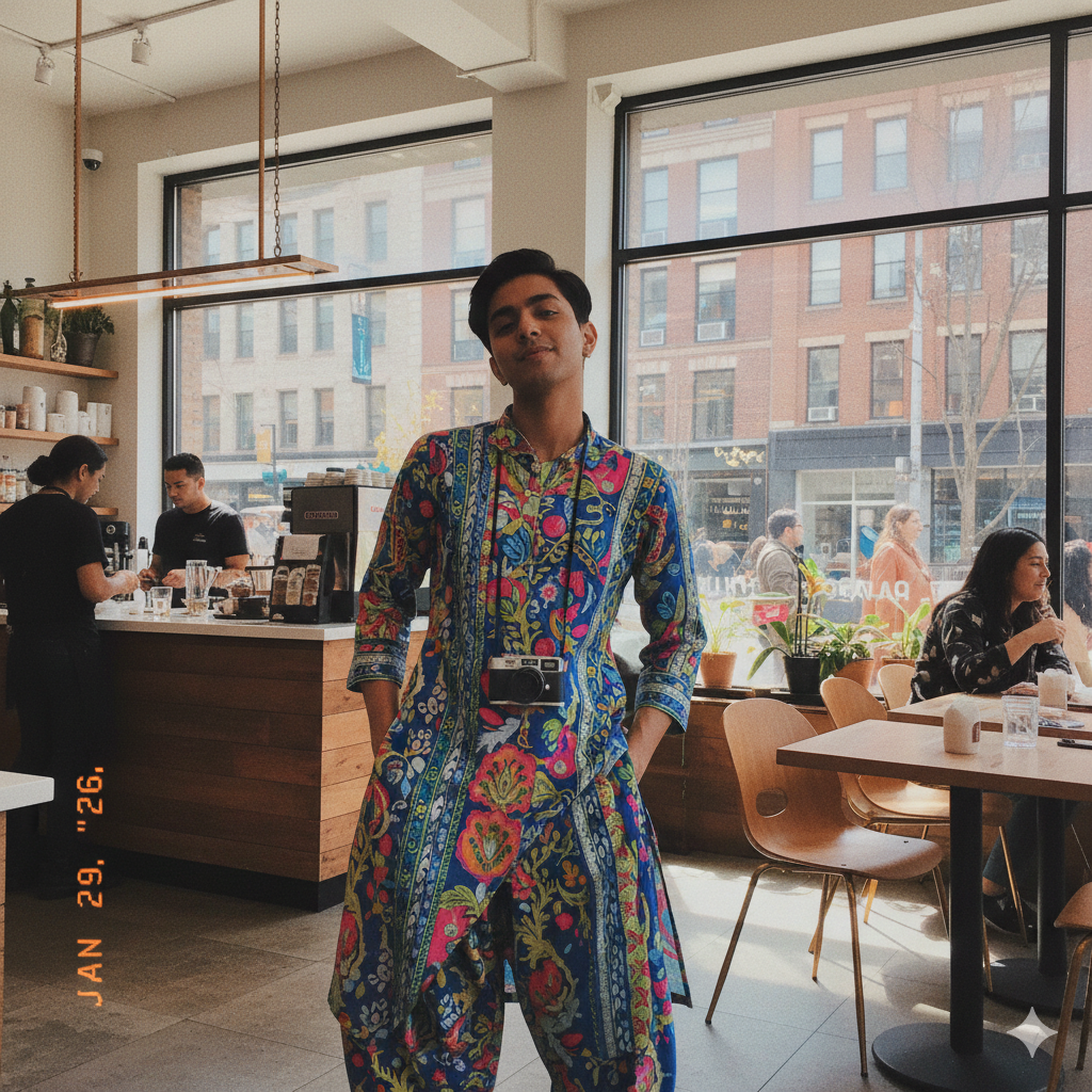 17. Modern Desi Shalwar Kameez Look for Instagram