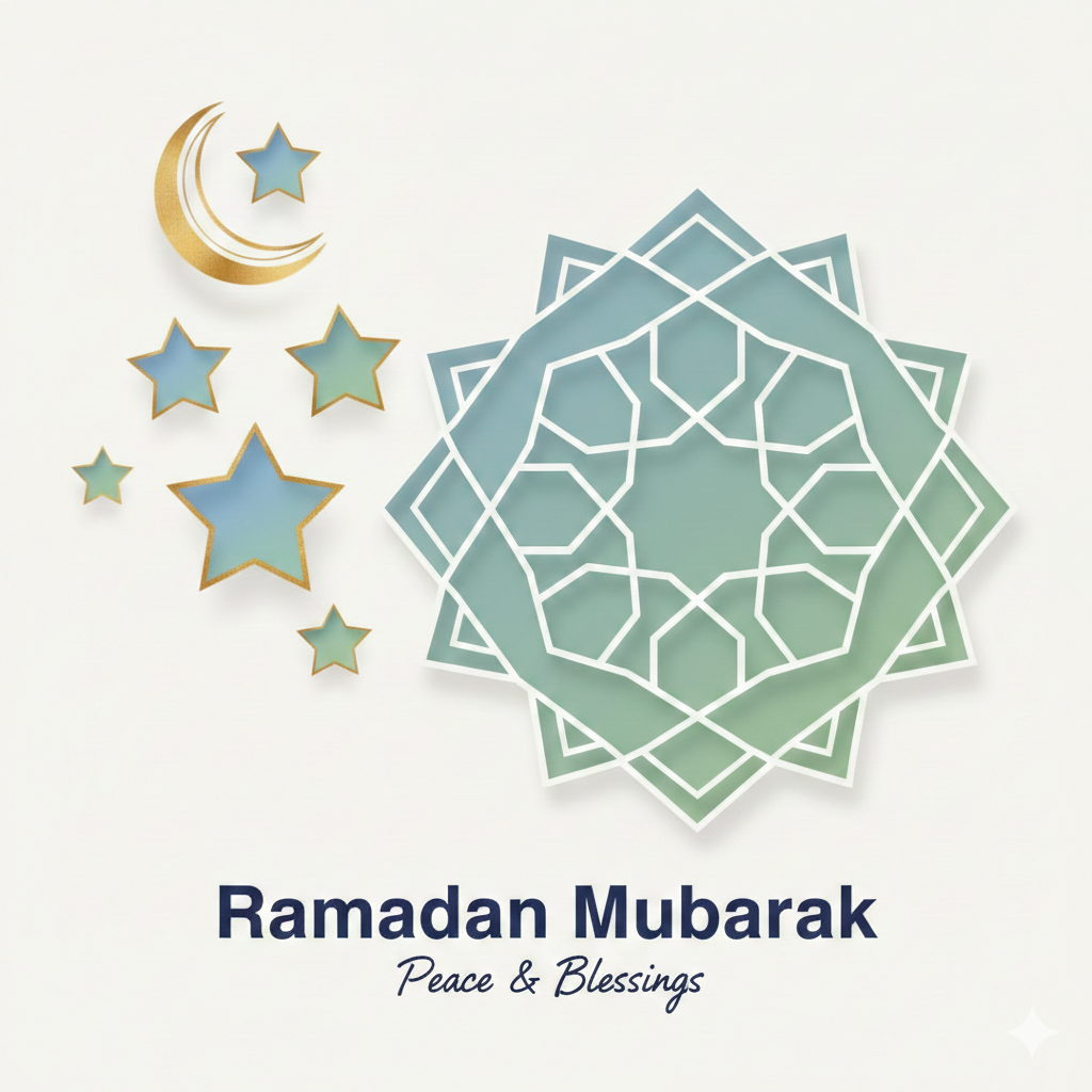 Modern Aesthetic Ramadan Image for Social Media