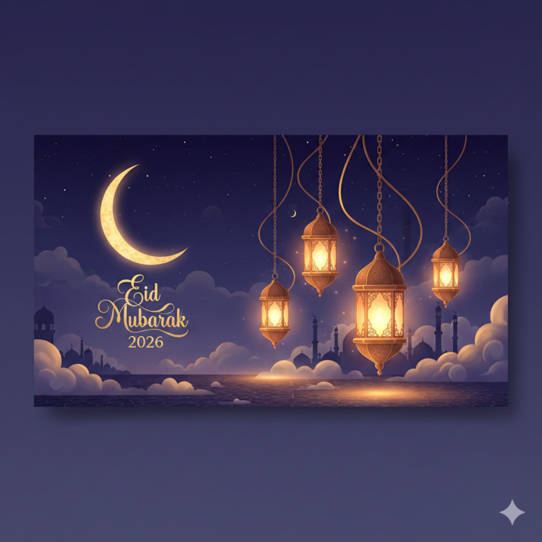 25 Beautiful Eid Mubarak 2026 Photos Created with Gemini AI for Festive ...