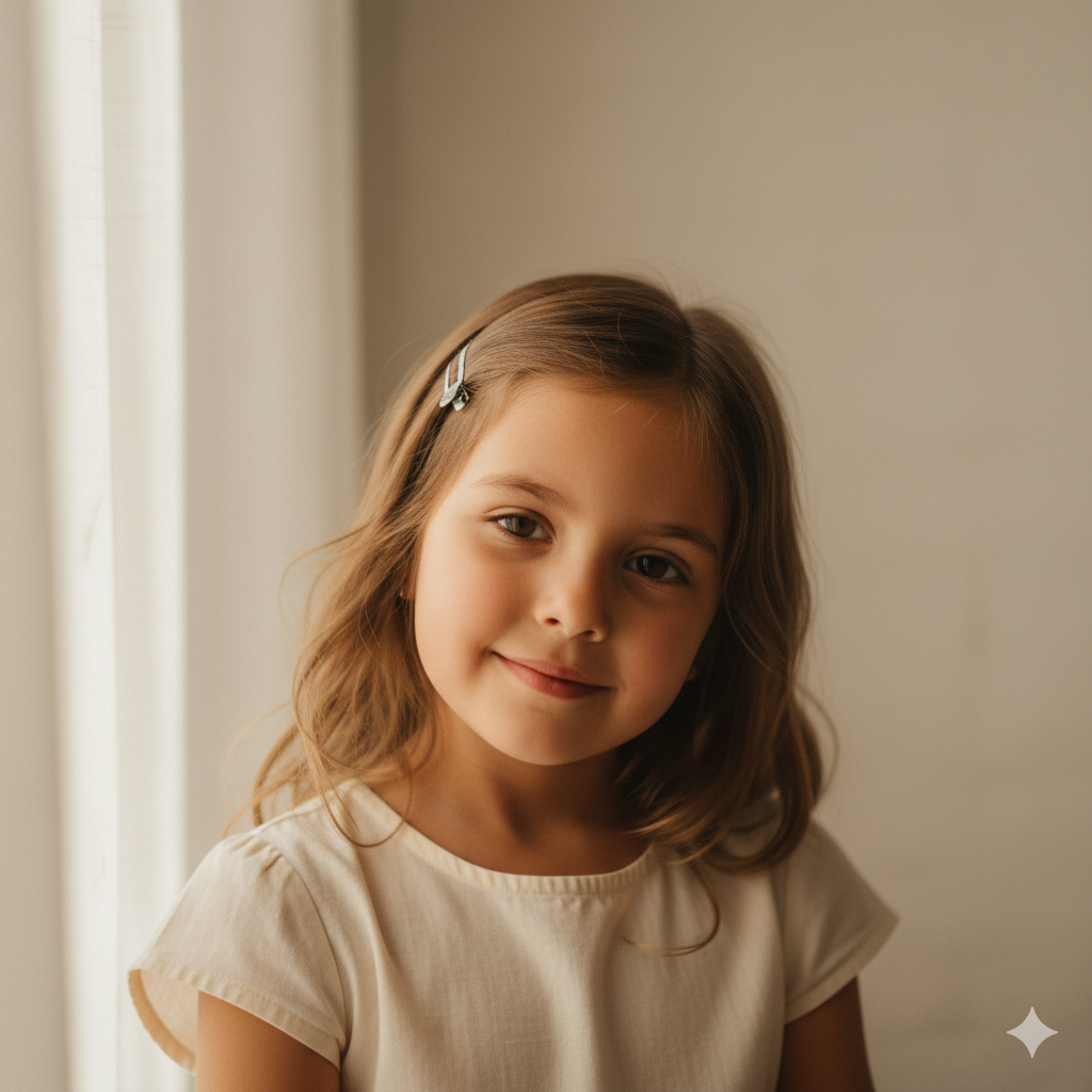 Birthday Girl Photo with Soft Natural Lighting