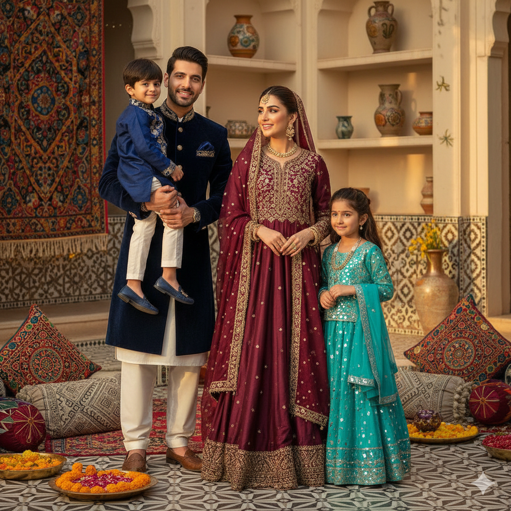 3. Elegant Pakistani Cultural Photo with Desi Aesthetic