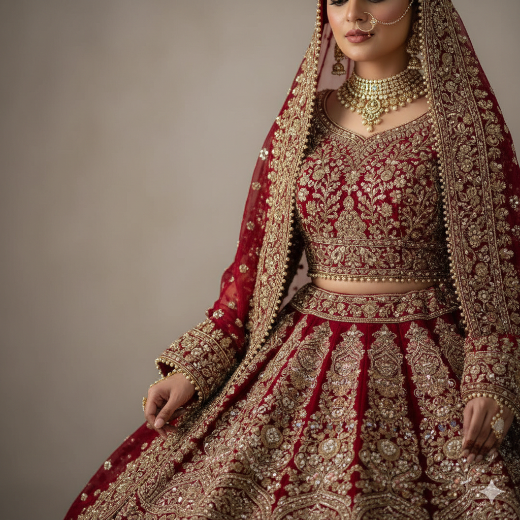 5. Traditional Pakistani Dress with Realistic Details