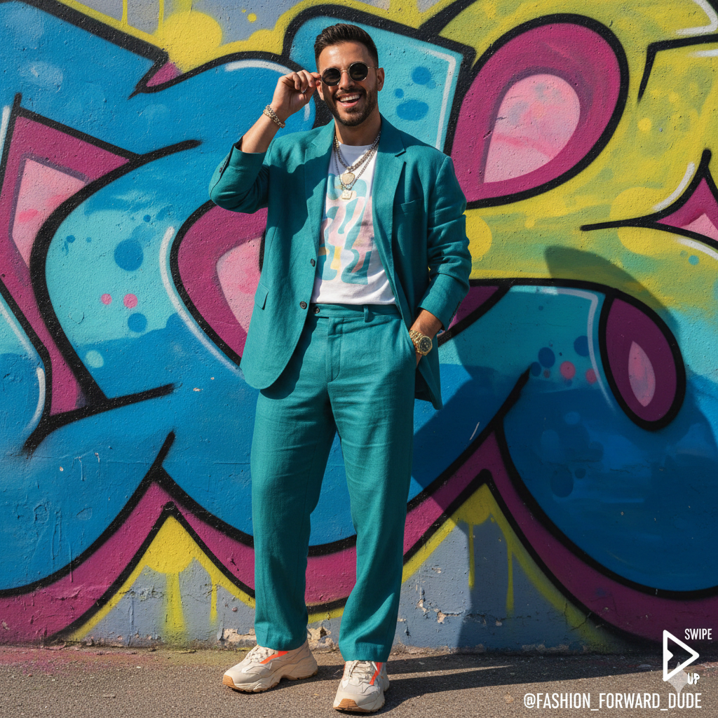 Fashion Influencer Man Social Media Style Image