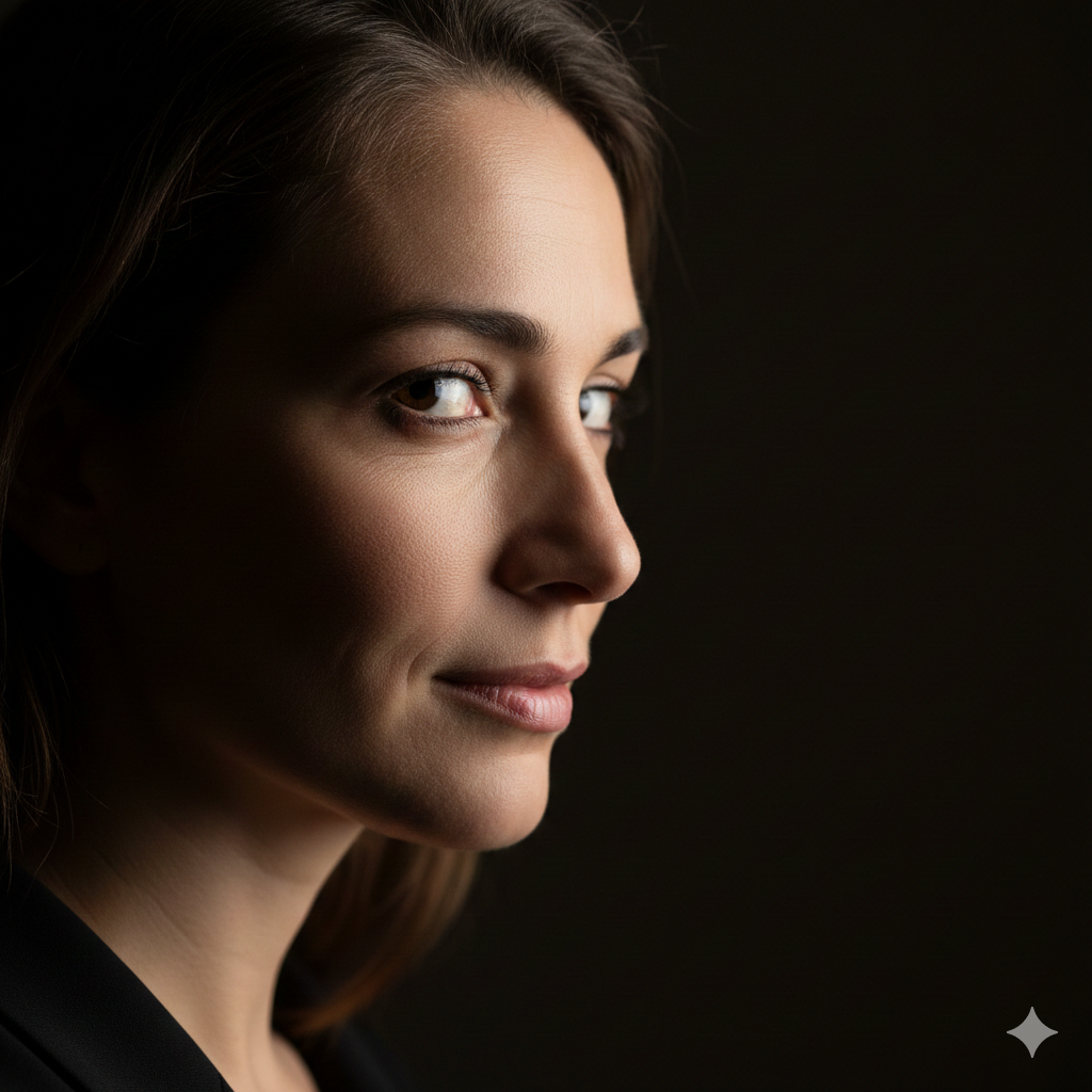 Confident Profile Picture with Soft Shadows