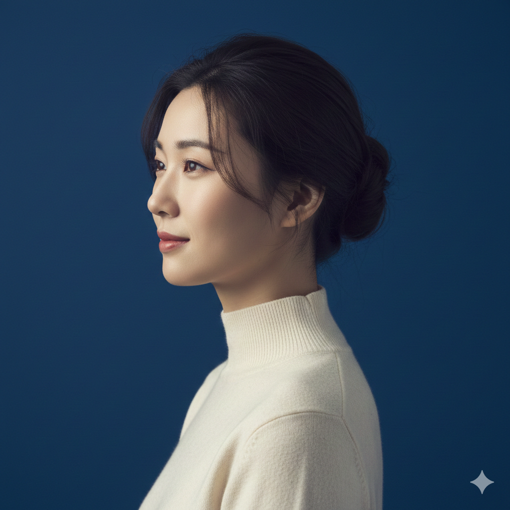 Elegant Profile Picture with Simple Color Palette