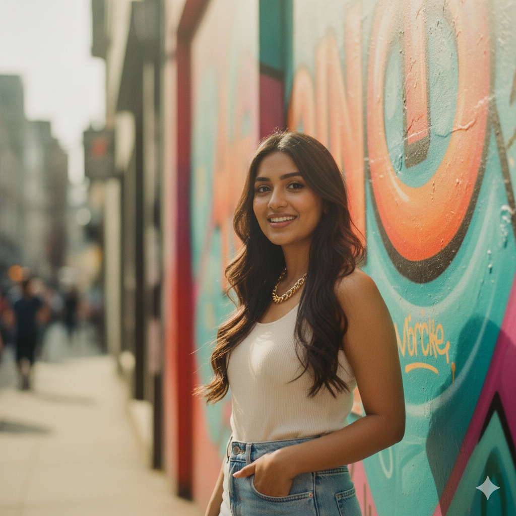 Indian Girl Instagram‑Style Portrait Prompt