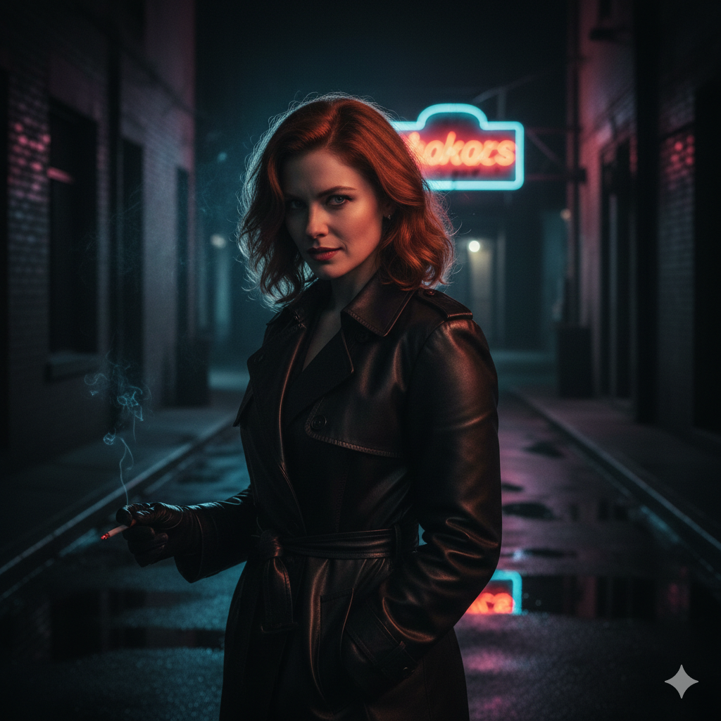 15. Stylish Woman Photo with Cinematic Lighting Effect