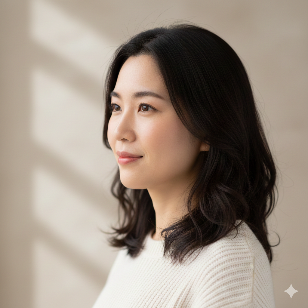 Clean Headshot Profile Picture with Soft Natural Lighting