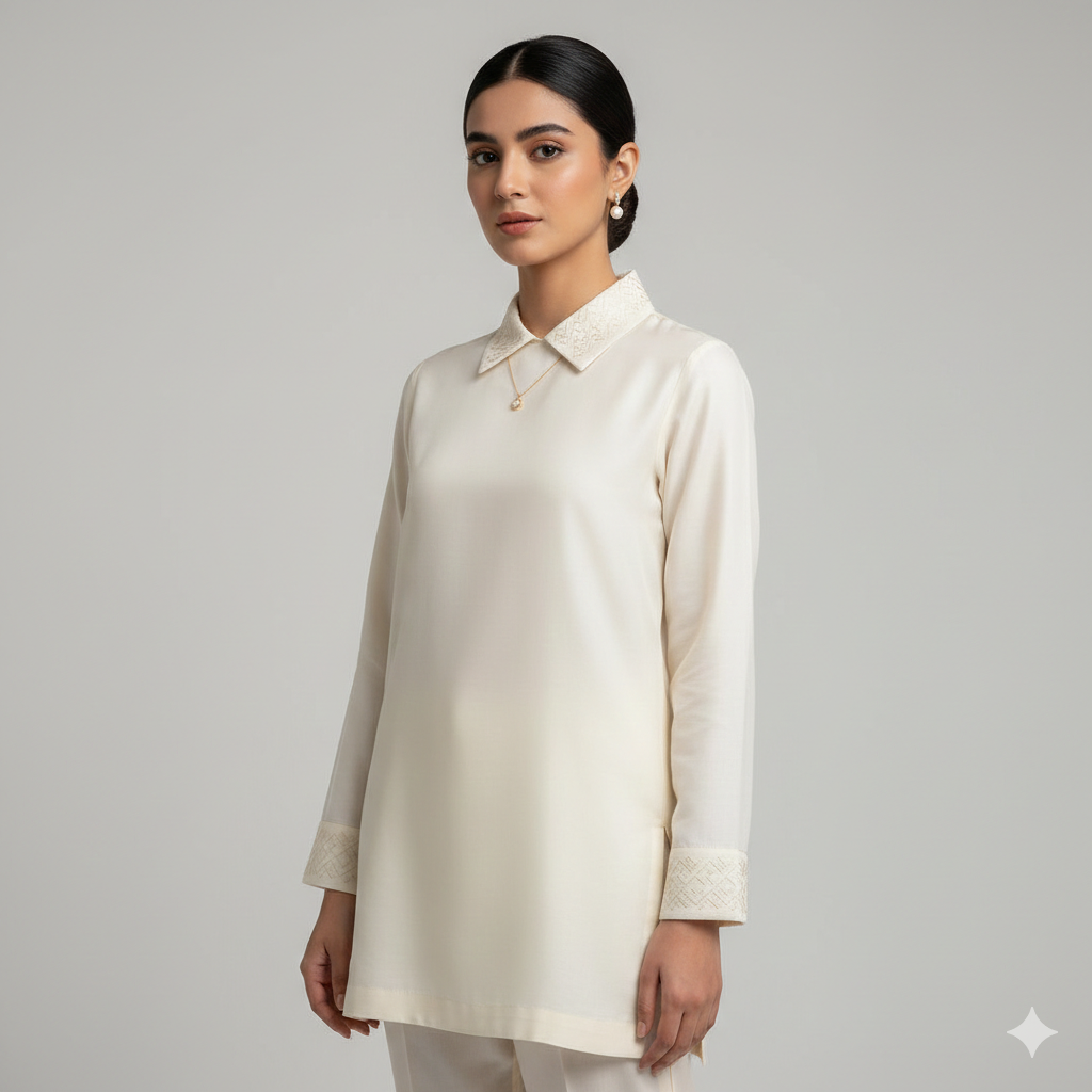 Studio‑Style Pakistani Girl Photo with Clean Background